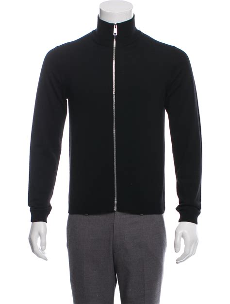 prada zip up sweater mens|prada sweatsuit.